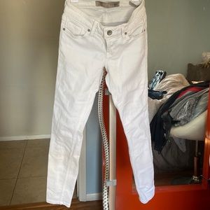 Guess size 24 white jeans